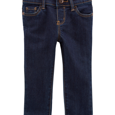 Baby Girl Dark Wash Super Skinny-Leg Jeans