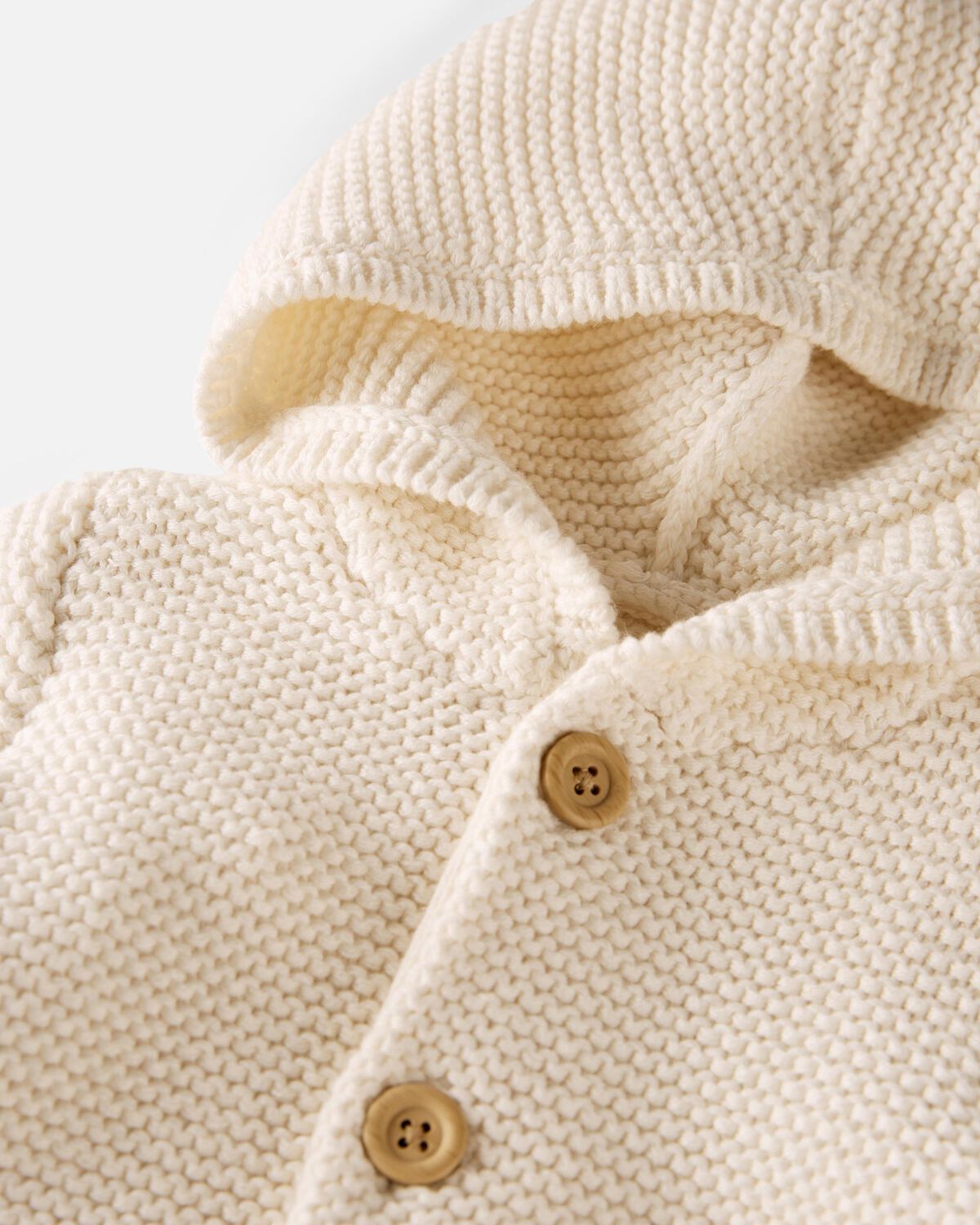 Baby Organic Signature Stitch Cardigan - Image 2