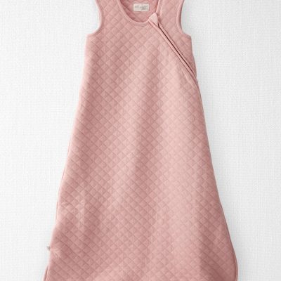 Baby Girl Double Knit Zip Wearable Blanket
