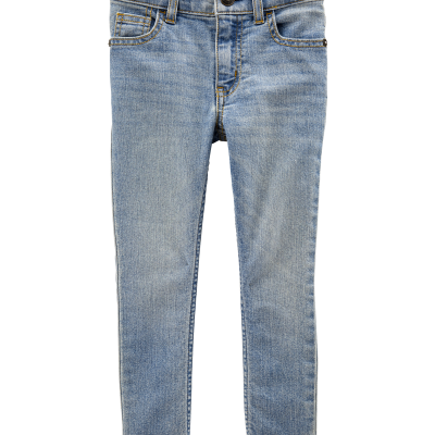 Baby Sun Faded Light Wash Skinny-Leg Jeans
