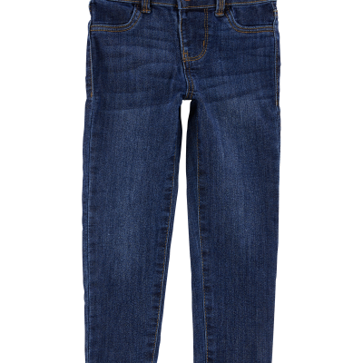 Baby Dark Blue Wash Skinny-Leg Jeans