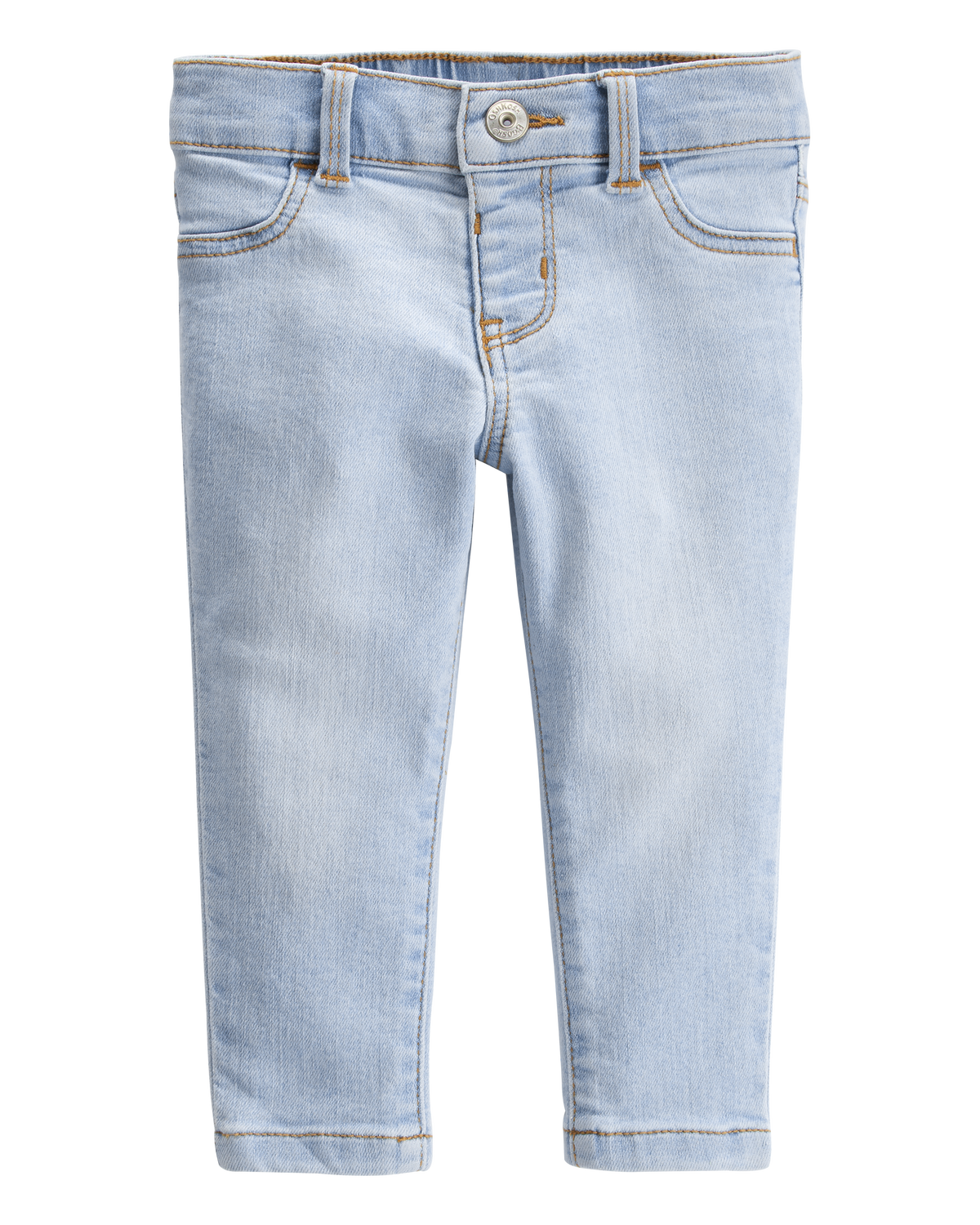 Baby Light Blue Wash Skinny-Leg Jeans