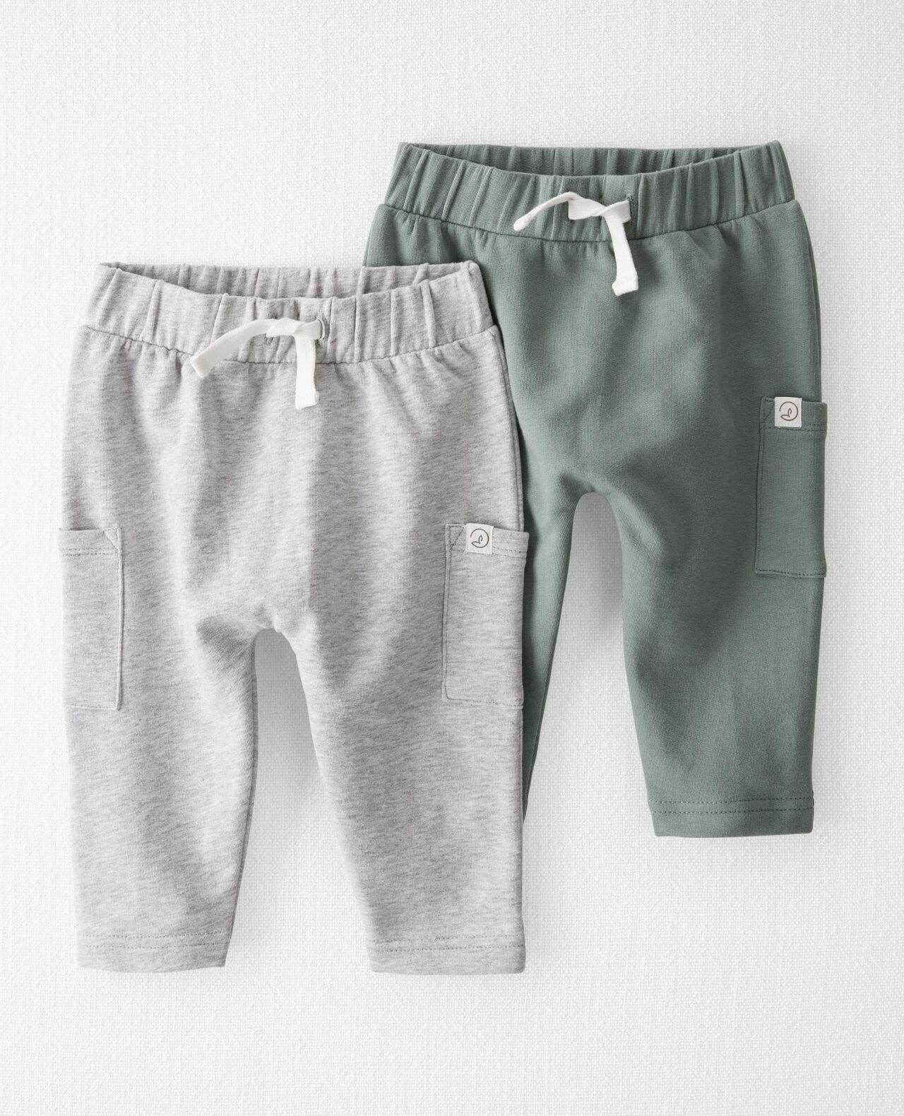 Baby 2-Pack Organic Cotton Pants - Image 6