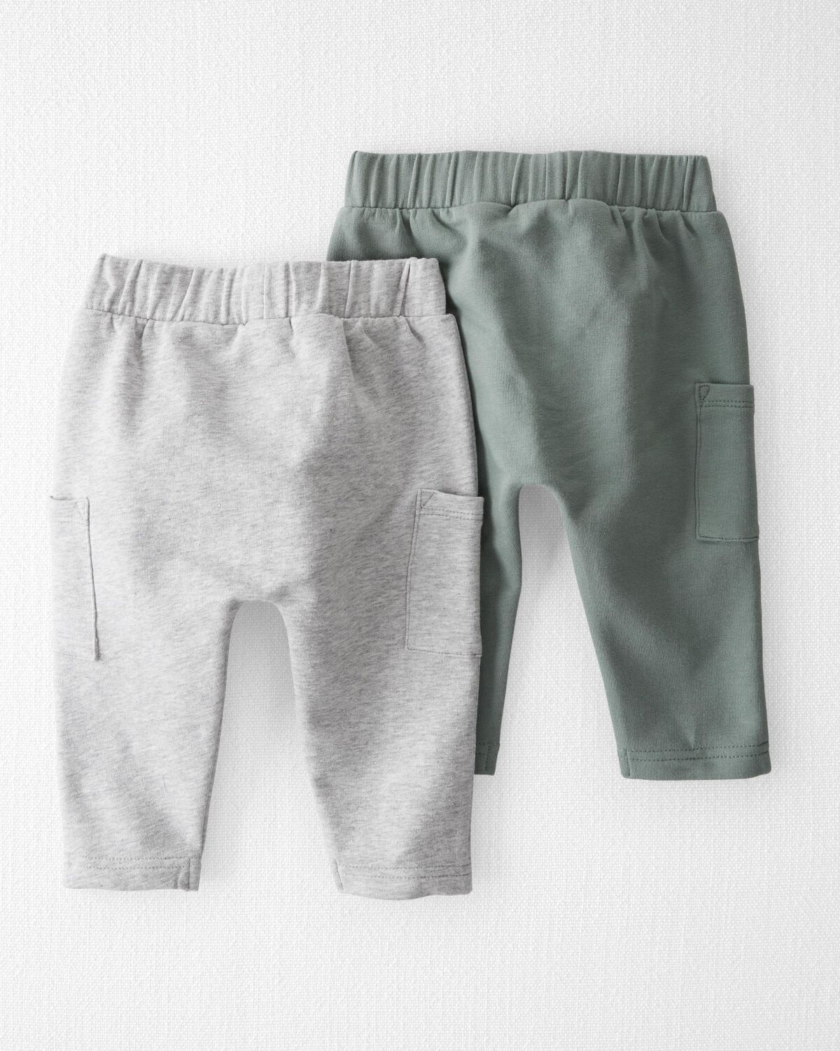 Baby 2-Pack Organic Cotton Pants - Image 2