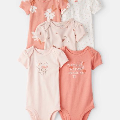 Baby 5-Pack Short-Sleeve Original Bodysuits