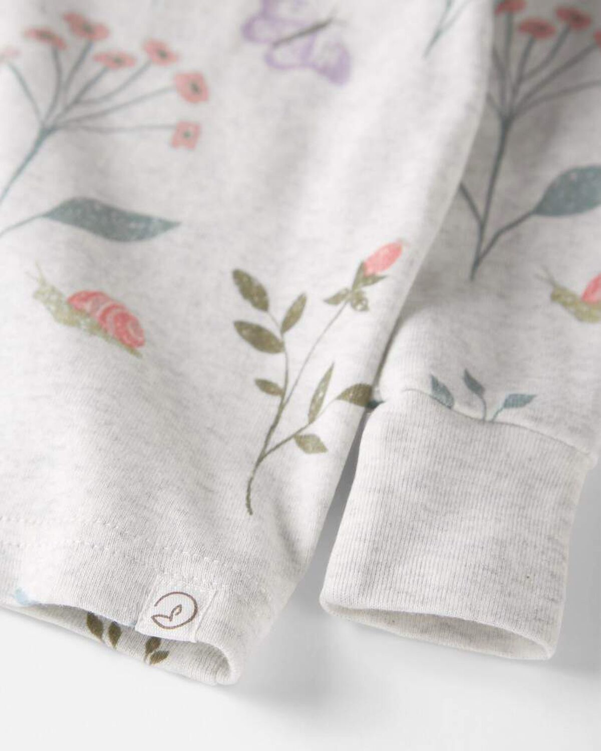 Baby Girl Organic Cotton Pajamas Set - Image 2