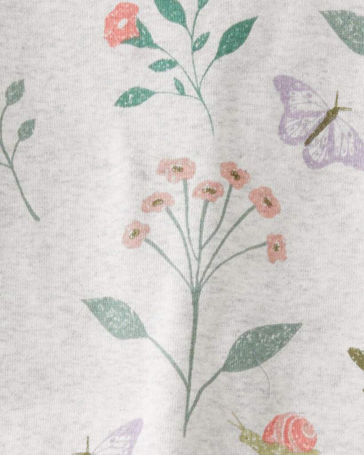 Baby Girl Organic Cotton Pajamas Set - Image 3