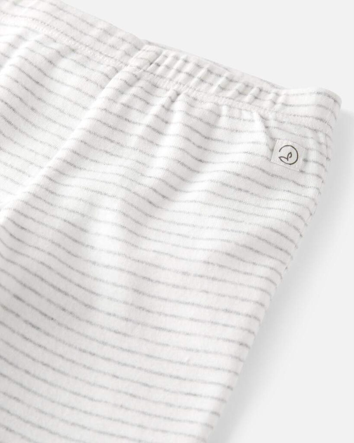 Baby 2-Pack Organic Cotton Rib Footed Pants - Image 2
