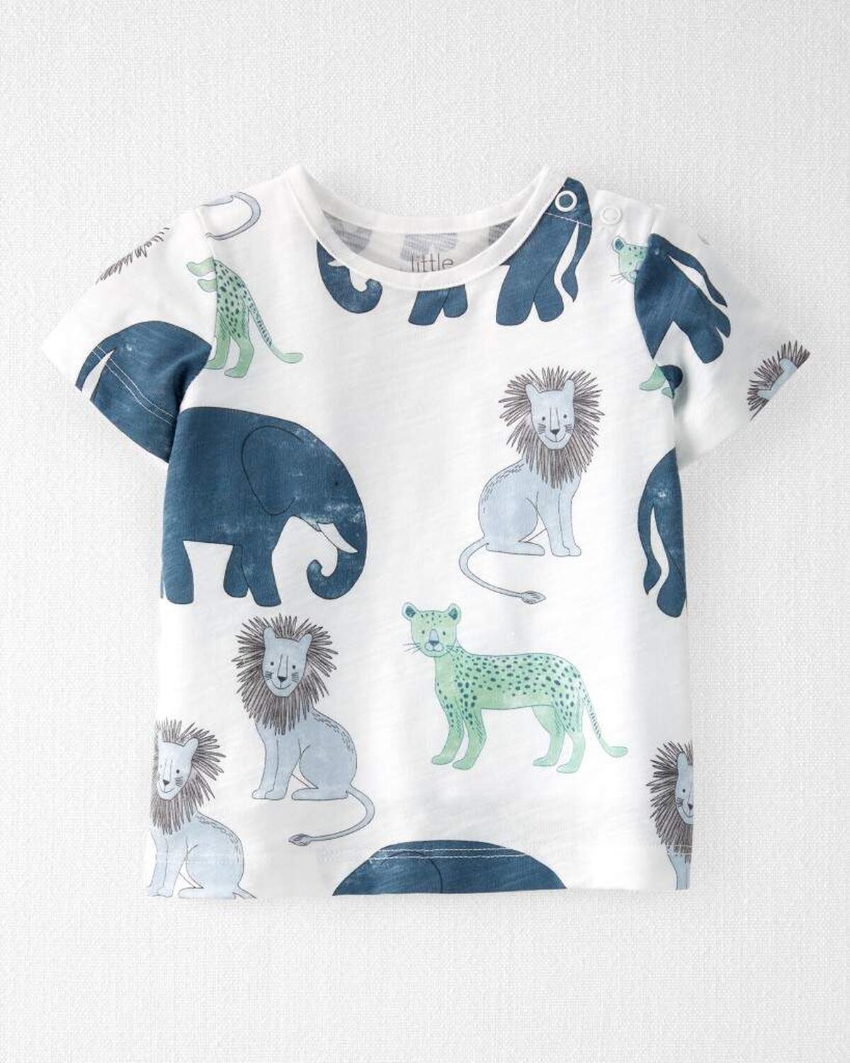 Baby 2-Piece Organic Cotton Shortall Set - Image 3