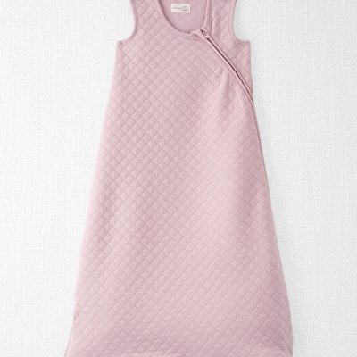 Baby Girl Doubleknit Zip Wearable Blanket