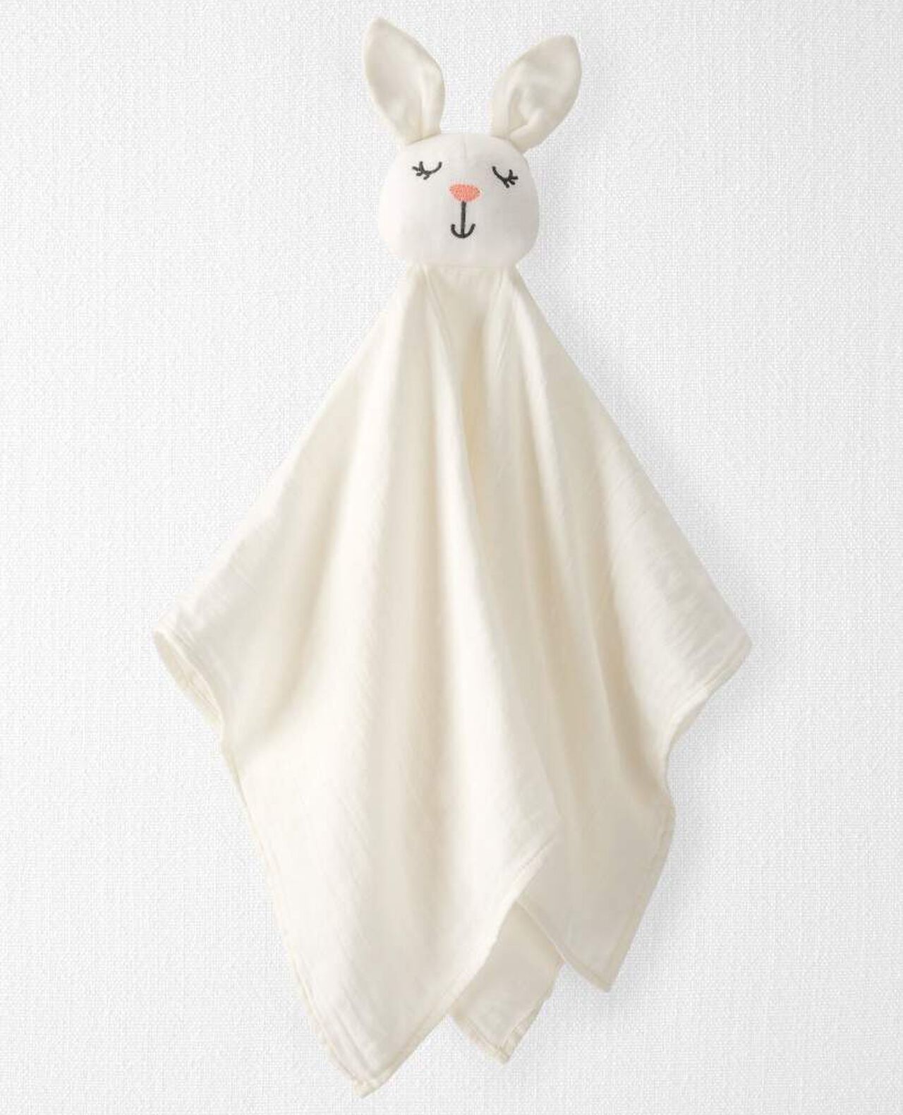 Baby Organic Cotton Muslin Bunny Lovey - Image 4