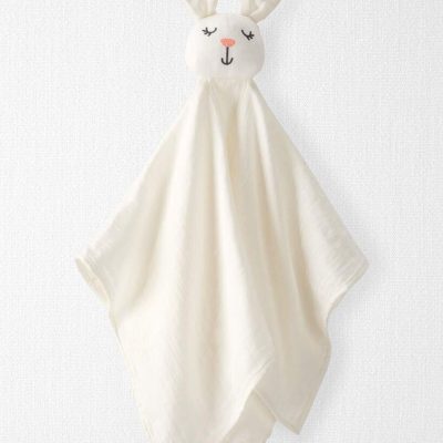 Baby Organic Cotton Muslin Bunny Lovey