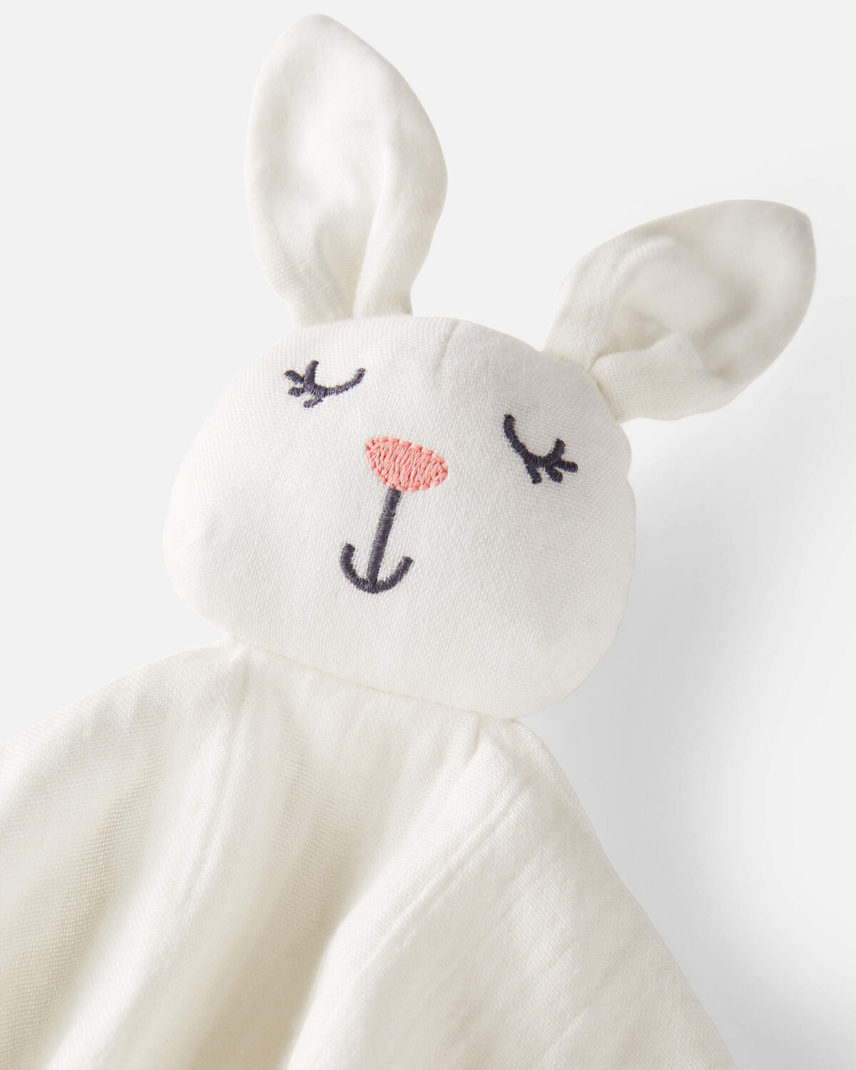 Baby Organic Cotton Muslin Bunny Lovey - Image 3