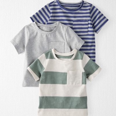 Baby 3-Pack Organic Cotton Pocket Tees