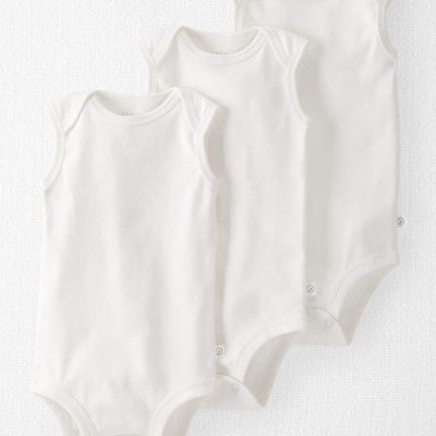 Baby 3-Pack Organic Cotton Bodysuits