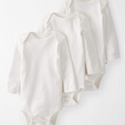 Baby 3-Pack Organic Cotton Bodysuits