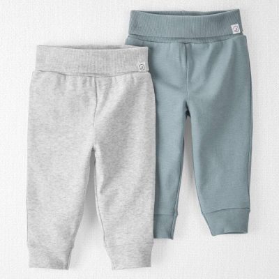 Baby Organic Cotton 2-Pack Joggers