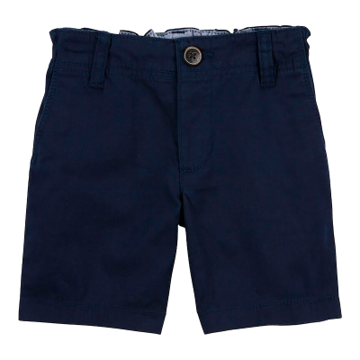 Baby Boy Stretch Chino Shorts - Navy