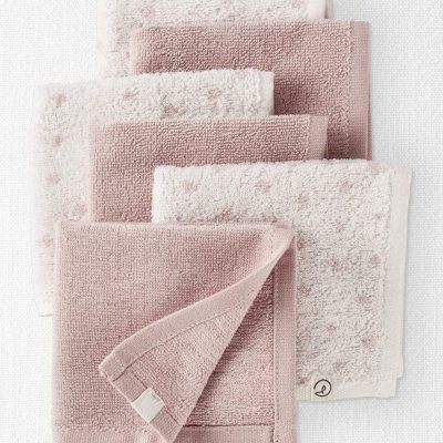 Baby Girl 6-Pack Organic Cotton Washcloths