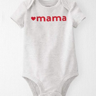 Baby Organic Cotton Mama Bodysuit