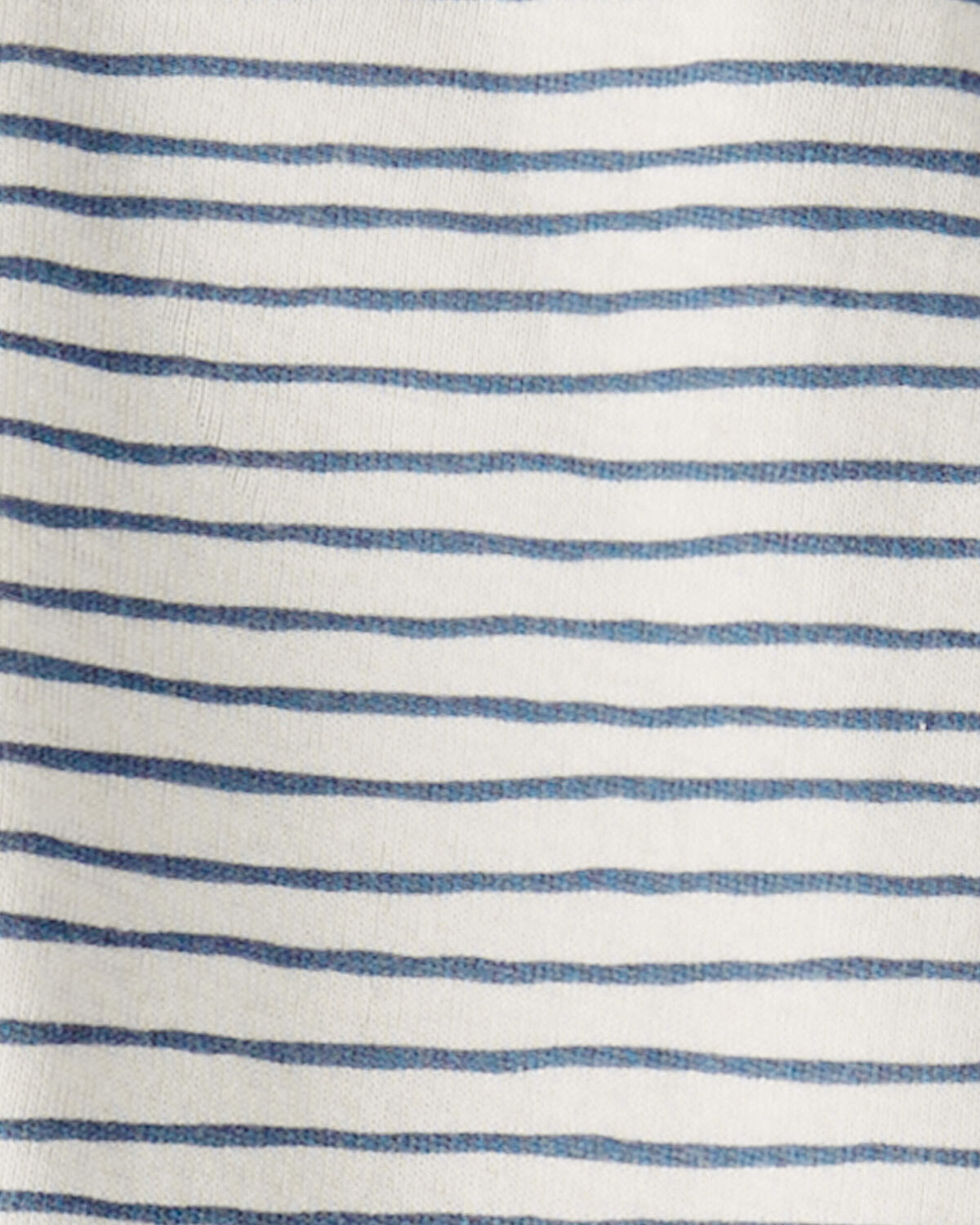 Baby Organic Cotton Sleep & Play Pajamas in Stripes - Image 3