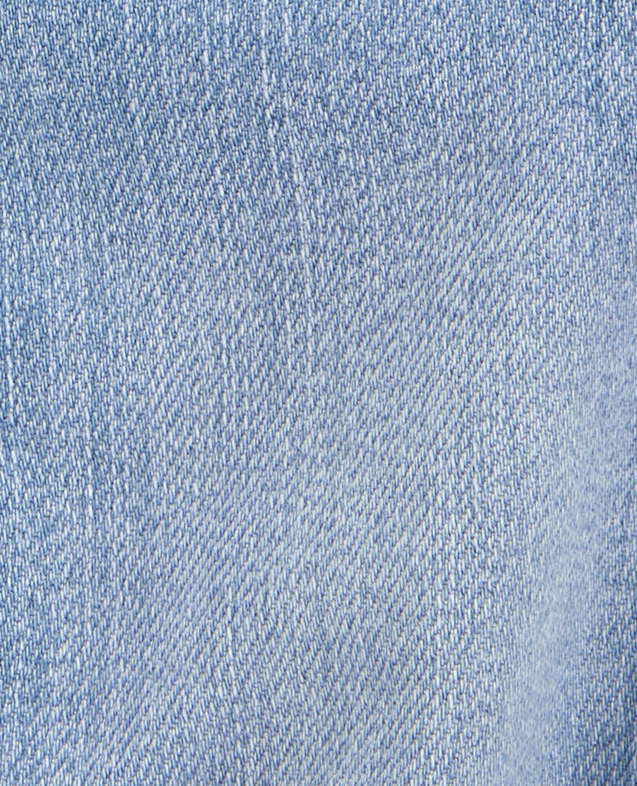 Baby Denim Bubble Romper - Blue - Image 5