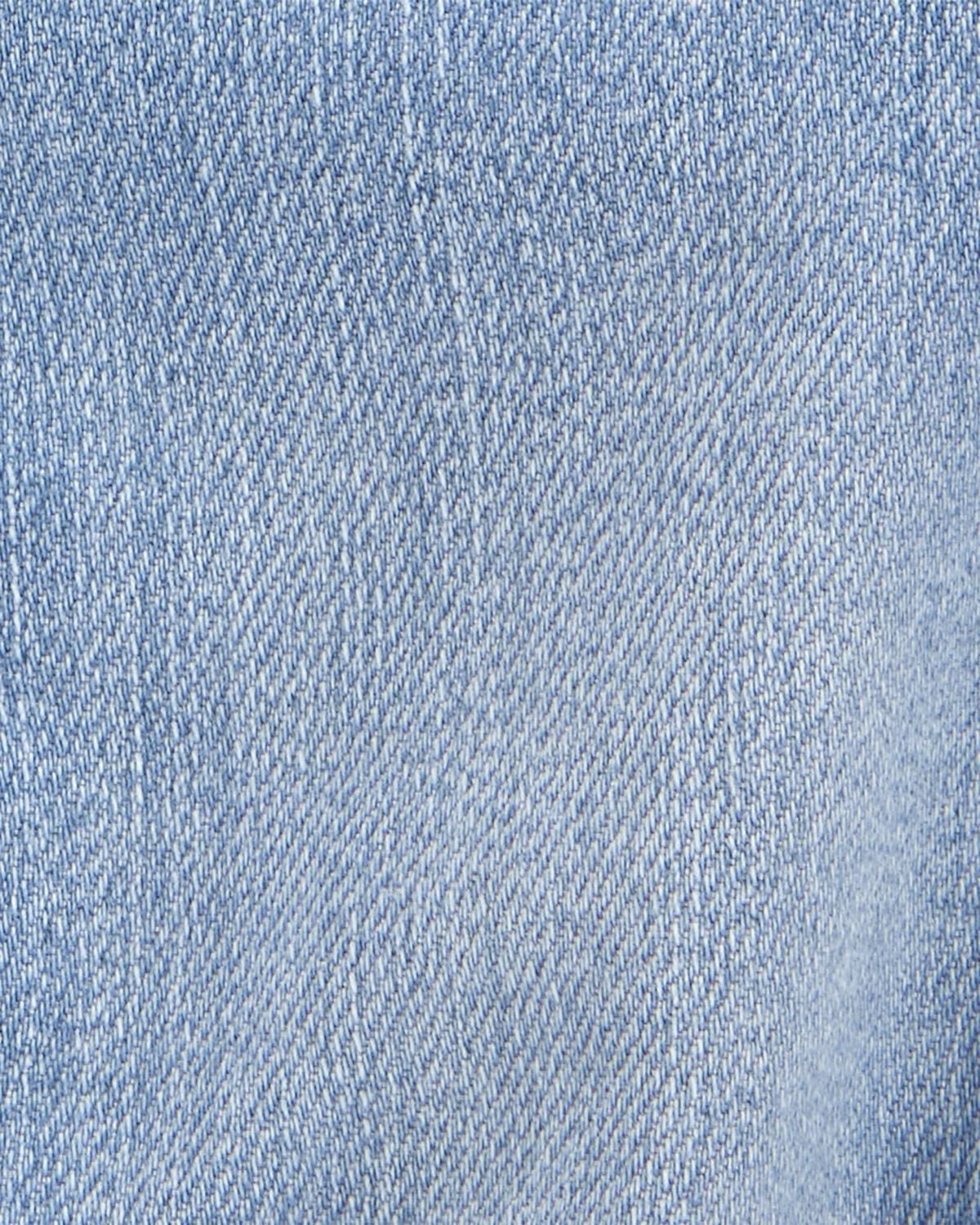 Baby Denim Bubble Romper - Blue - Image 3