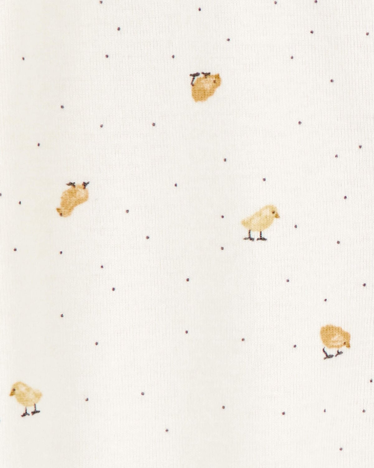 Baby 2-Pack 2-Way Zip Cotton Sleep & Play Pajamas - White/Beige - Image 3