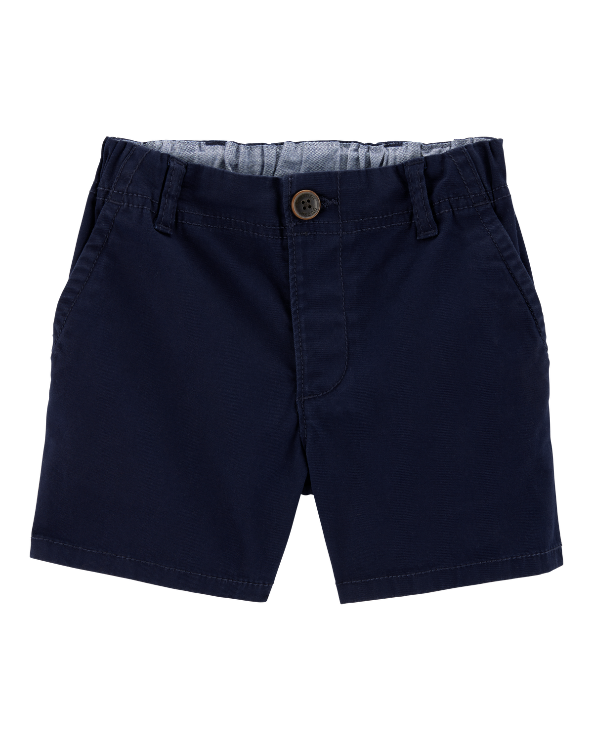 Baby Stretch Chino Uniform Shorts - Navy