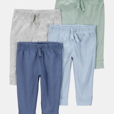 Baby Boy 4-Pack Pull-On Pants