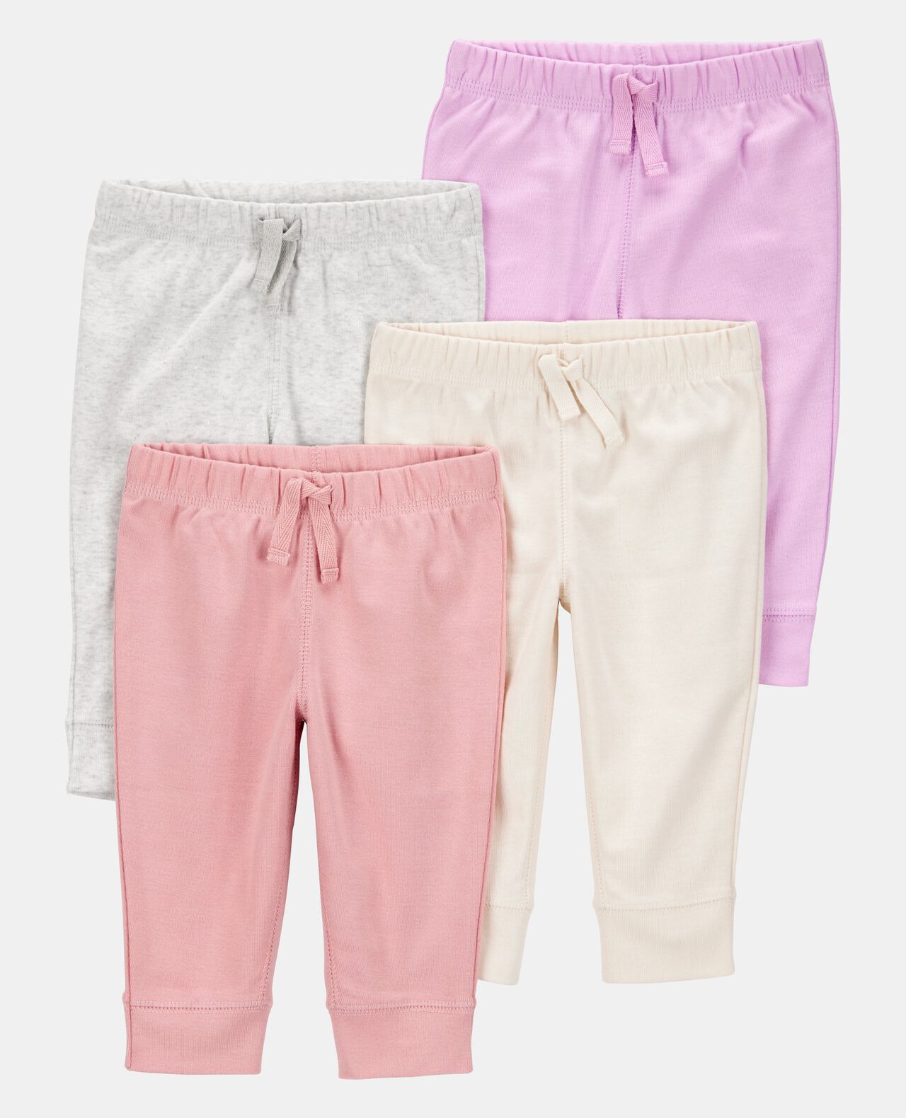 Baby Girl 4-Pack Pull-On Pants - Image 7