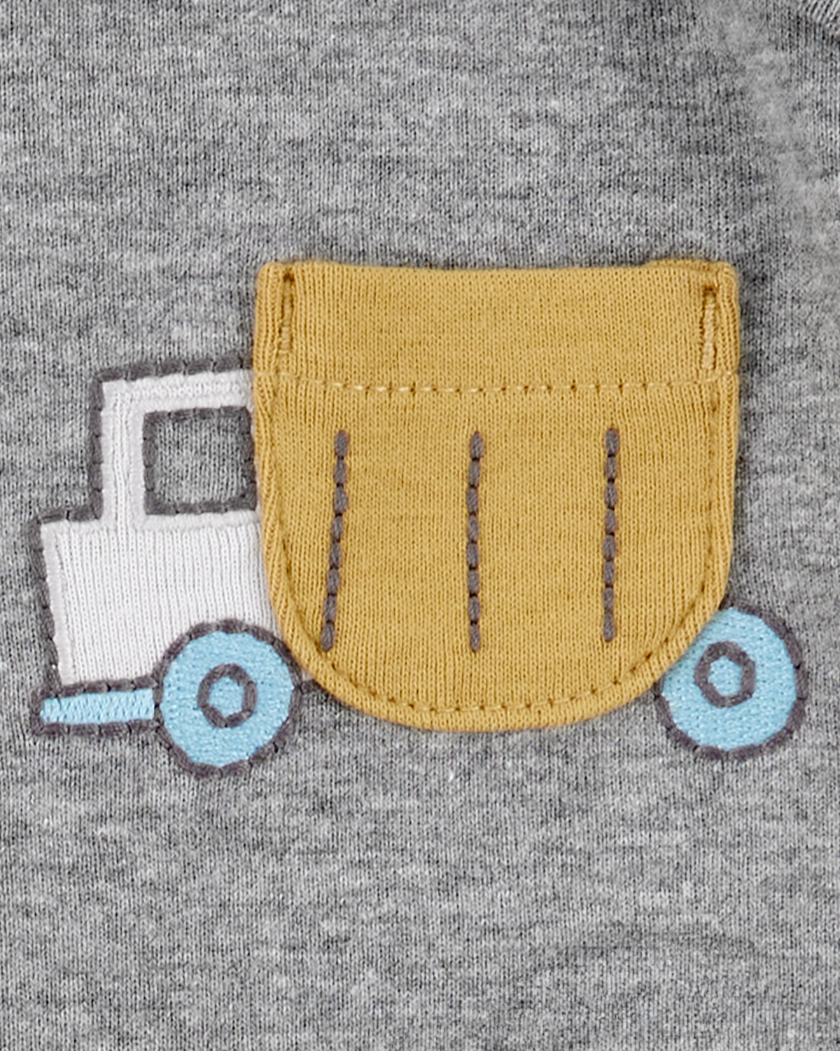Baby Boy 5-Pack Construction Short-Sleeve Cotton Bodysuits - Image 6