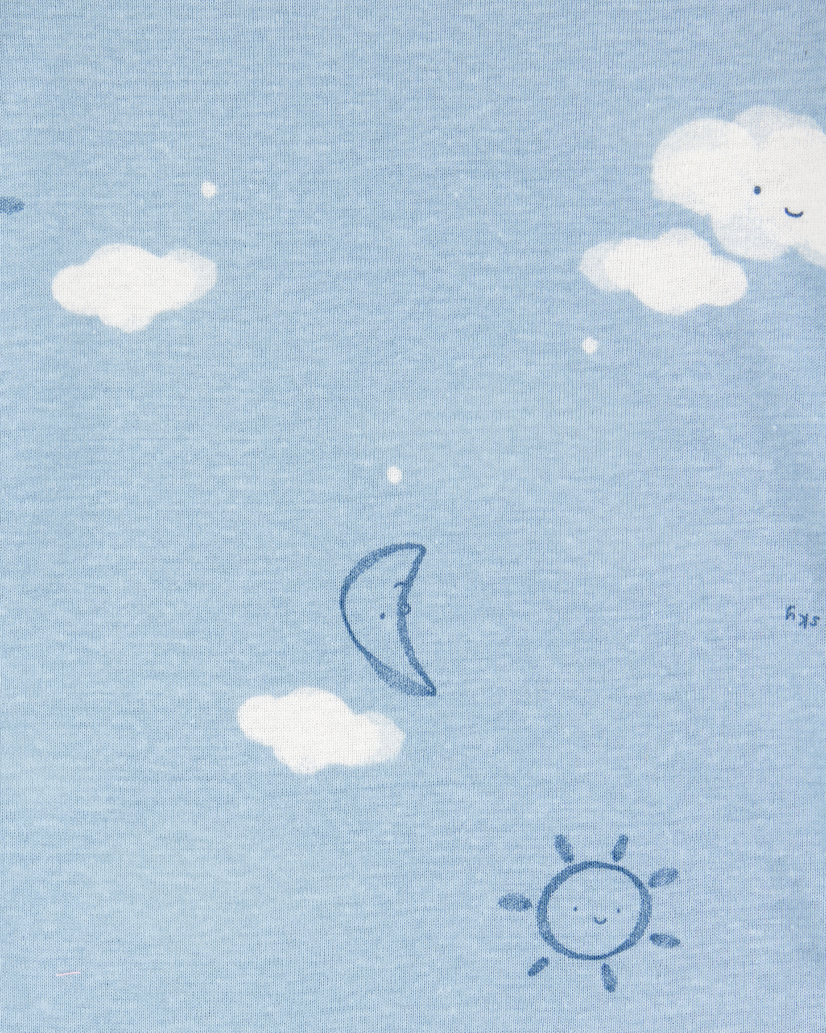 Baby Boy 5-Pack Kangaroo Cloud Short-Sleeve Bodysuits - Image 5
