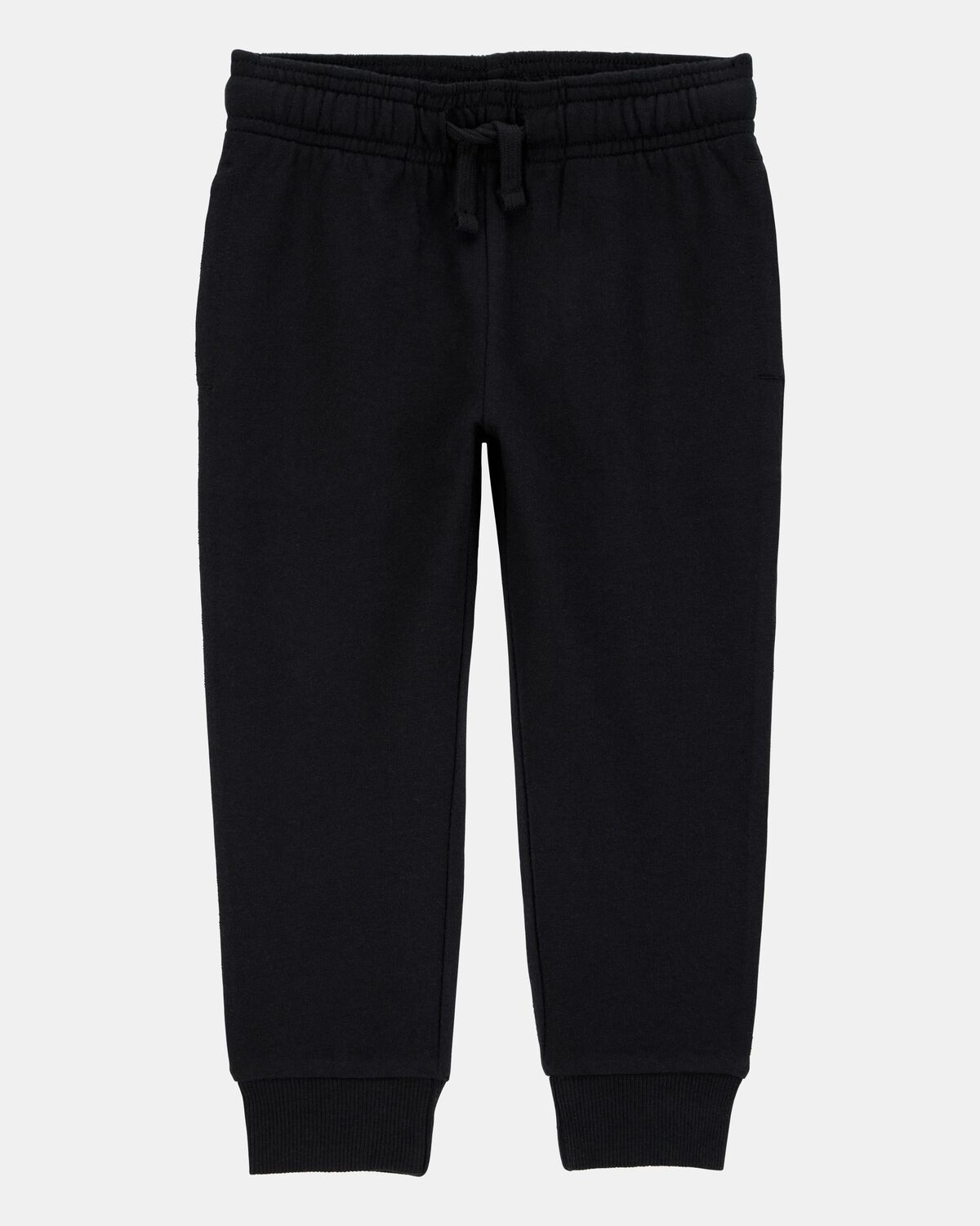 Baby Boy Pull-On Drawstring Joggers - Black