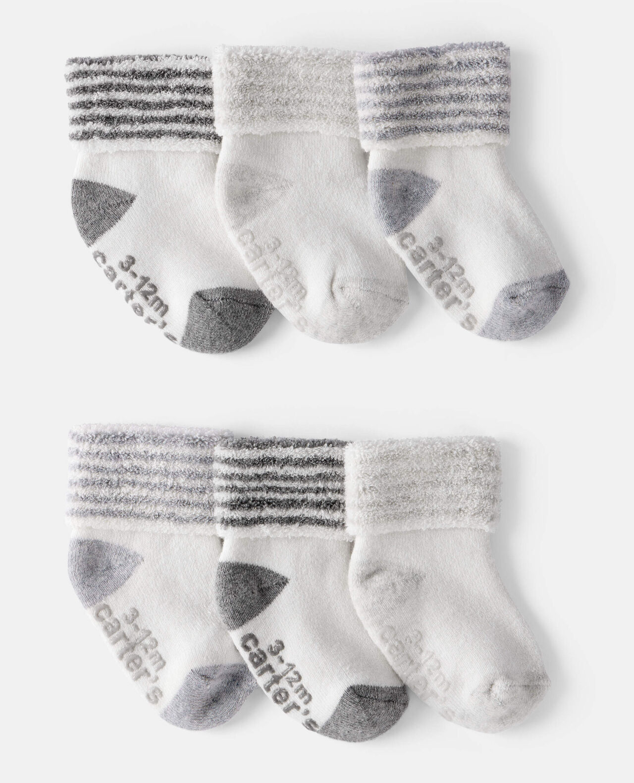 Baby 6-Pack Crew Socks - Image 3