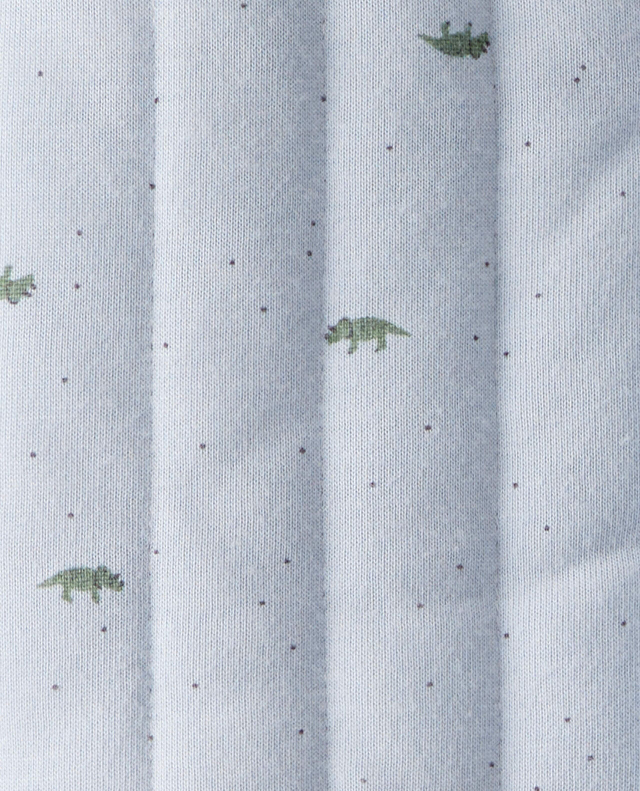 Baby Boy Dinosaur Quilted Cardigan - Blue - Image 4