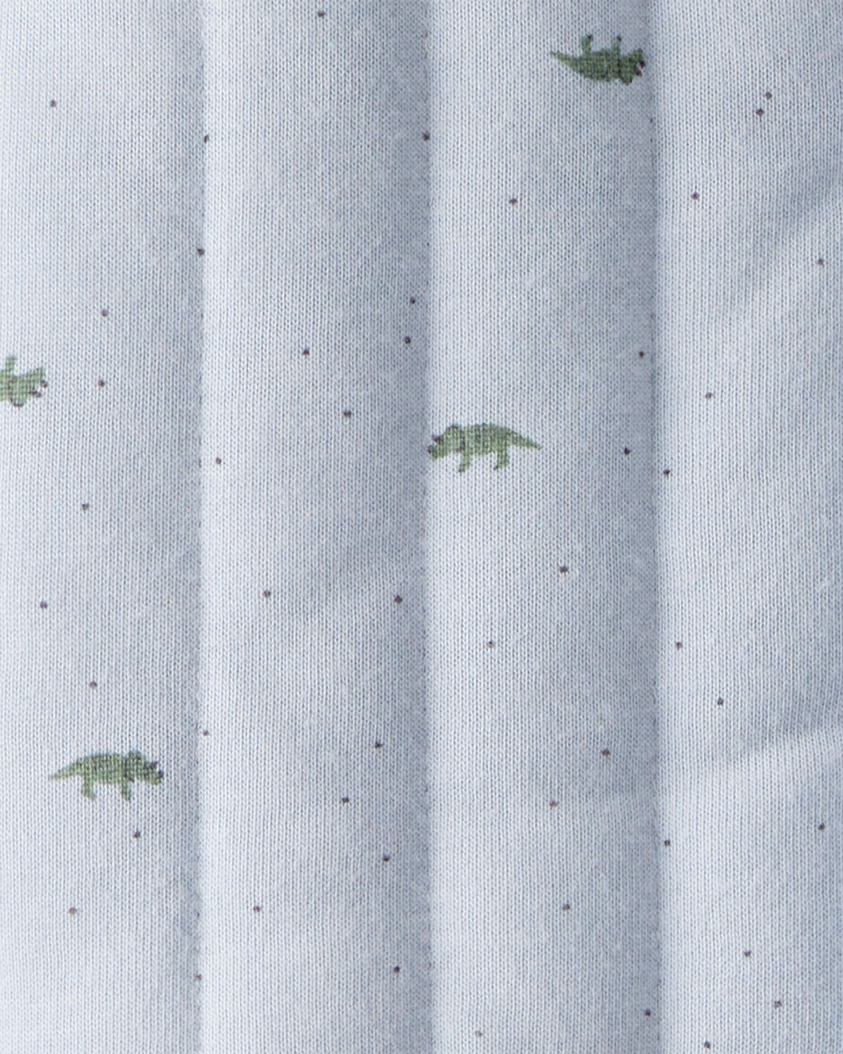 Baby Boy Dinosaur Quilted Cardigan - Blue - Image 3