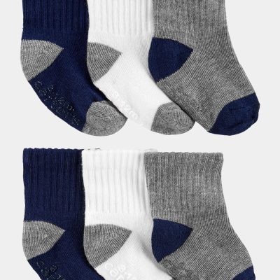 Baby Boy 6-Pack Crew Socks