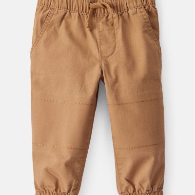 Baby Boy  Cotton Everyday Pull-On Jogger - Brown