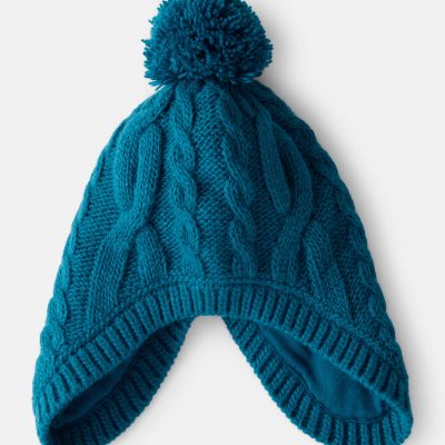 Baby Girl Winter Hat - Navy