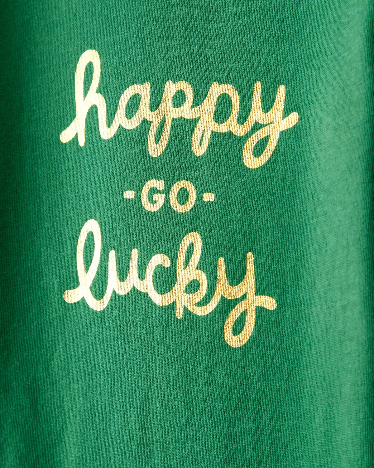 Baby St.Patrick's Day Long-Sleeve Graphic Bodysuit - Green - Image 2
