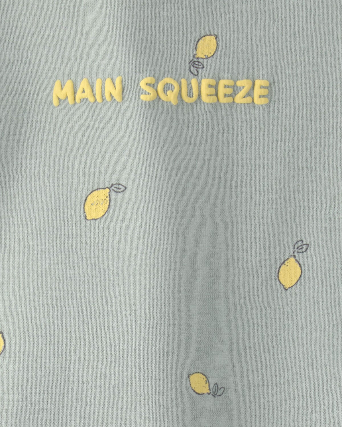 Baby Girl 'Main Squeeze' Lemon Short-Sleeve Romper - Green - Image 3