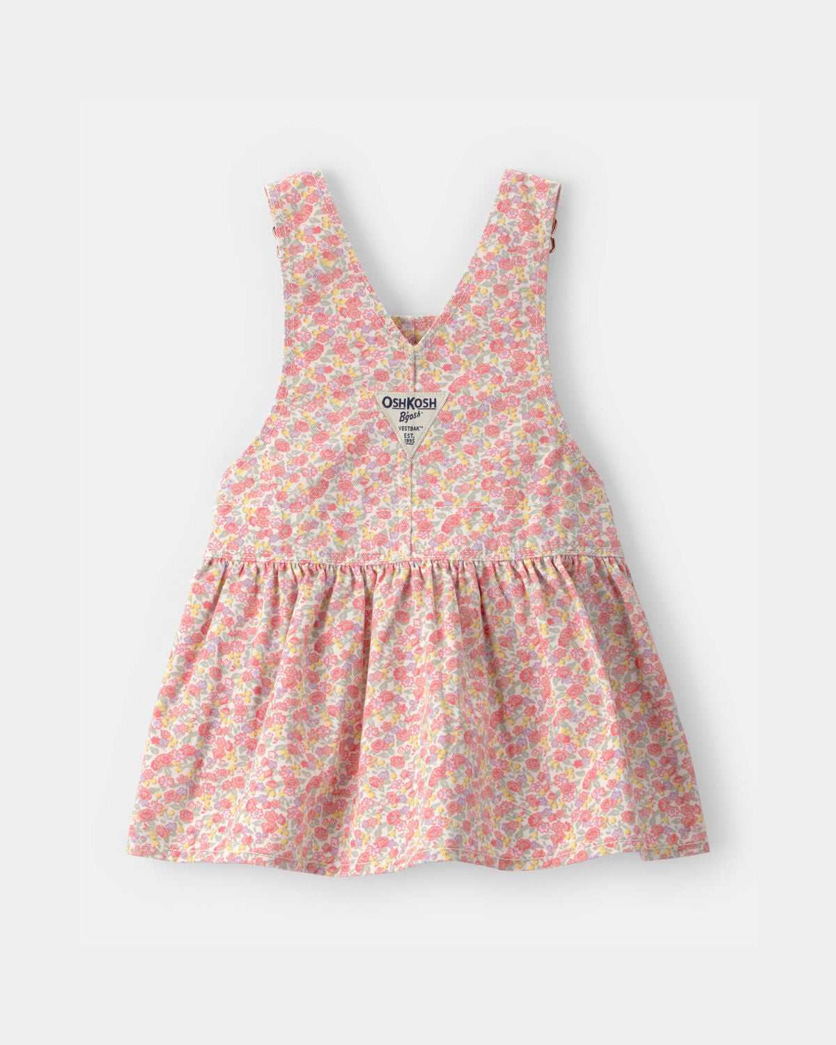 Baby Girl Floral Heart Pocket Skirtall - Pink - Image 2