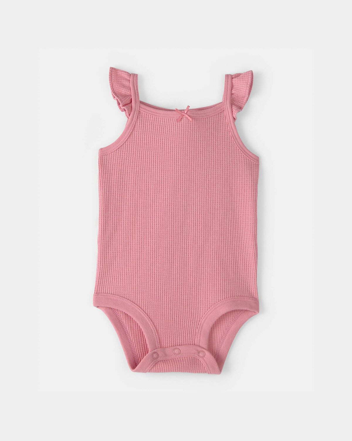Baby Girl 3-Piece Flutter Sleeve Outfit Set - Pink - Image 8