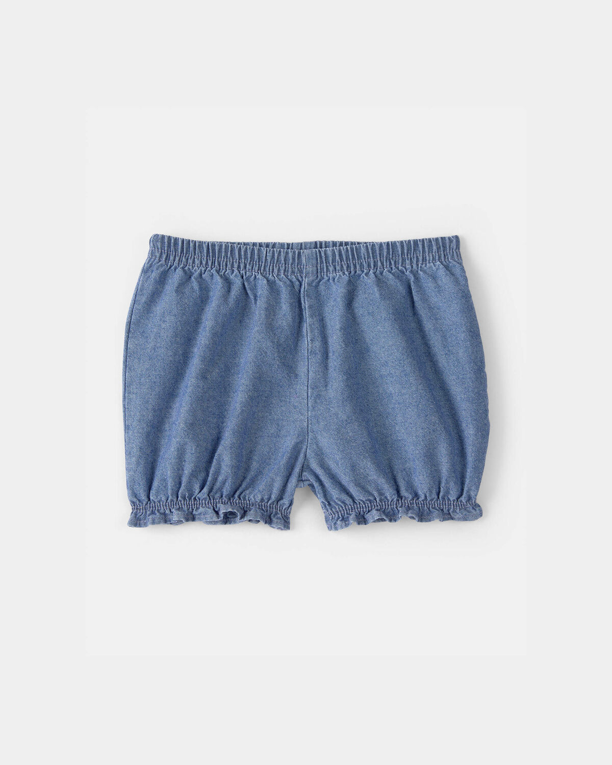 Baby Girl 3-Piece Chambray Outfit Set - Blue/Pink - Image 8