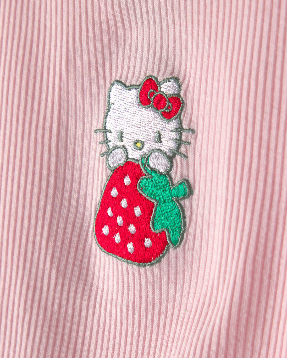 Baby Girl 2-Piece Hello Kitty® Top & Skort Set - Pink/Green - Image 2