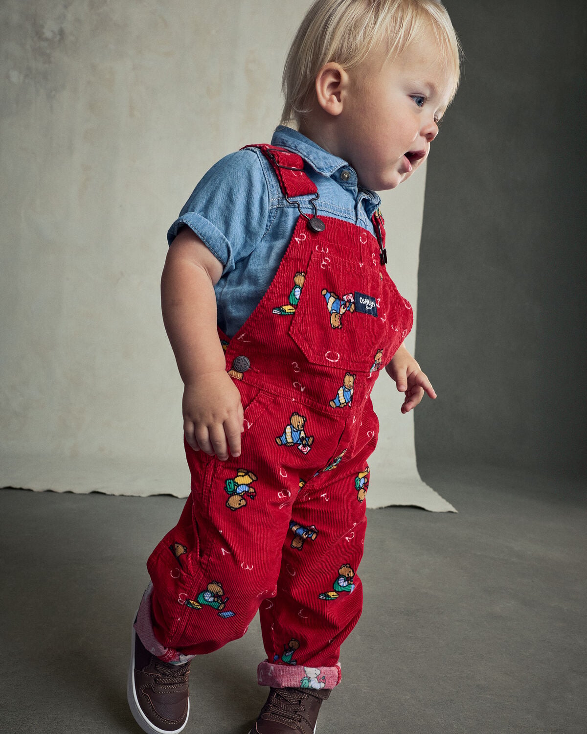 Baby Boy Denim Button-Down Shirt - Blue - Image 2