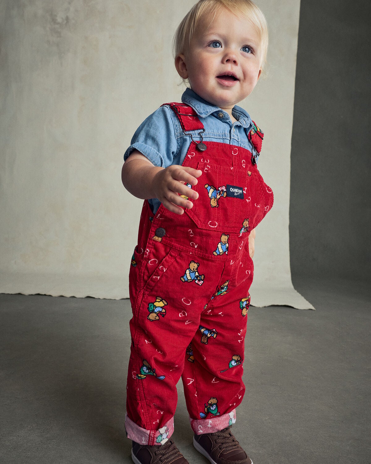 Baby Boy Denim Button-Down Shirt - Blue - Image 3
