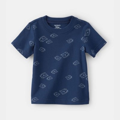 Baby Boy Fish T-Shirt - Blue