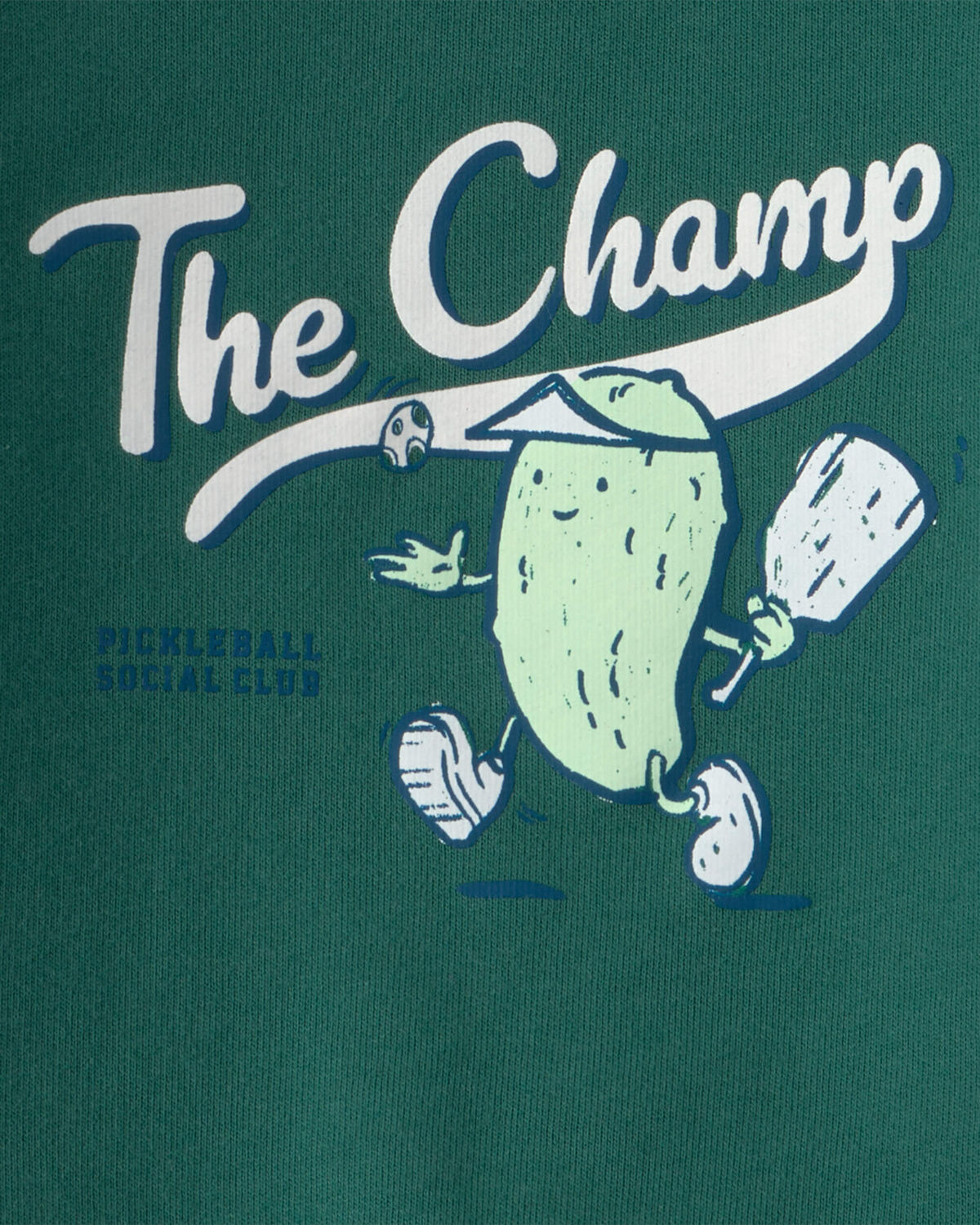 Baby Boy 3-Piece Pickleball Sweatshirt, Bodysuit & Short Set - Green - Image 5